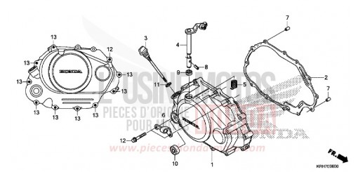 PANNEAU CARTER-MOTEUR D. XR125LEKJ de 2018